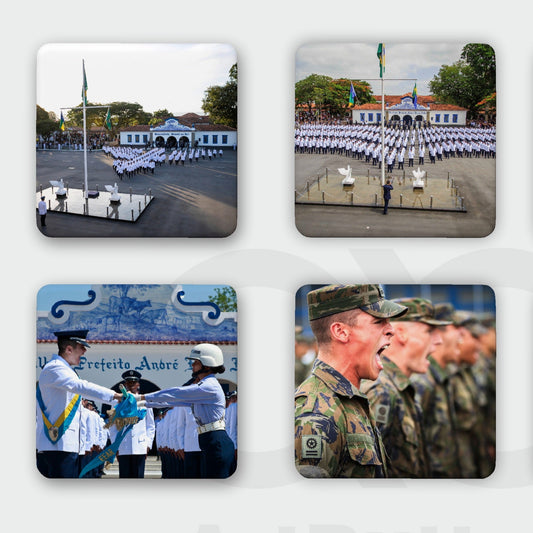 4 Broches Alfinetes Personalizados - 5x5 cm