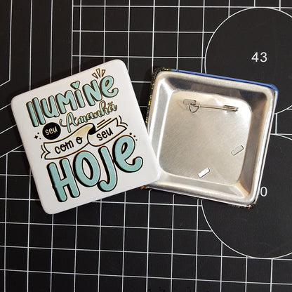 1 Broche Alfinete Personalizado - 5x5 cm