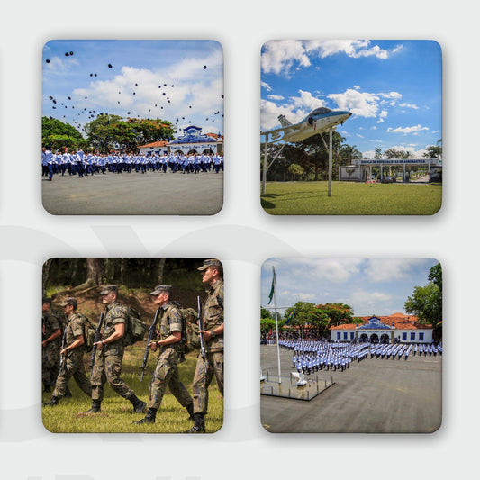 4 Ímãs de Geladeiras Personalizados - 5x5 cm