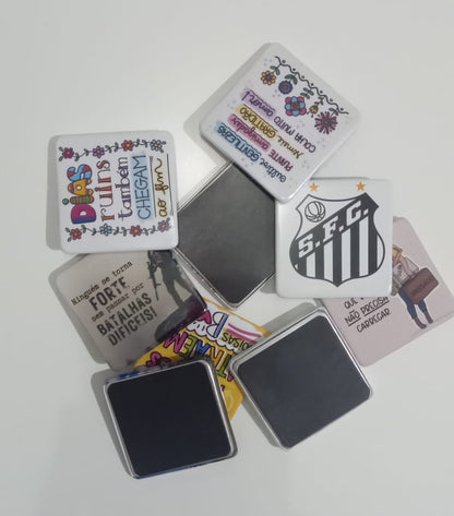 1 Ímã de Geladeira Personalizado - 5x5 cm