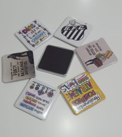 1 Ímã de Geladeira Personalizado - 5x5 cm