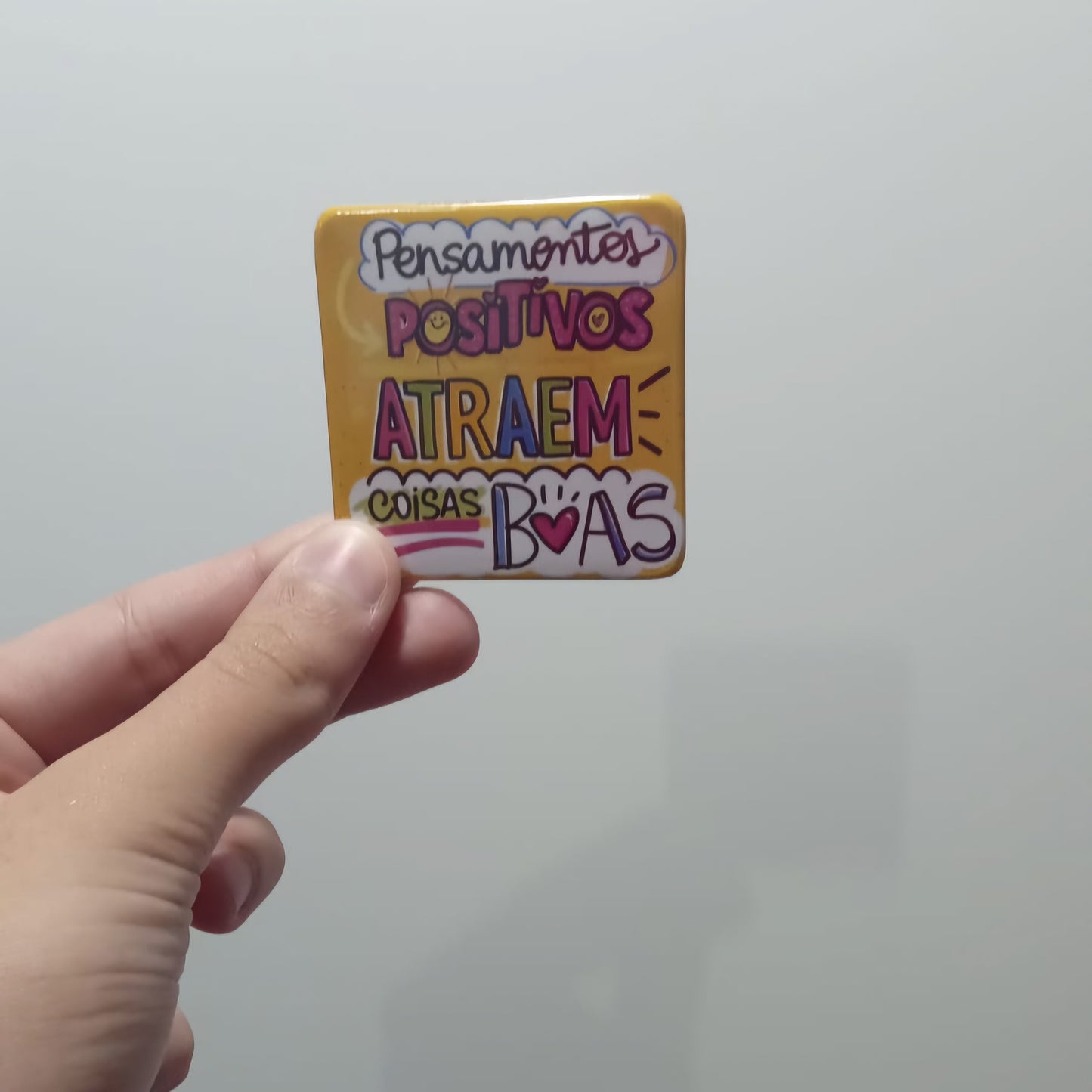1 Ímã de Geladeira Personalizado - 5x5 cm